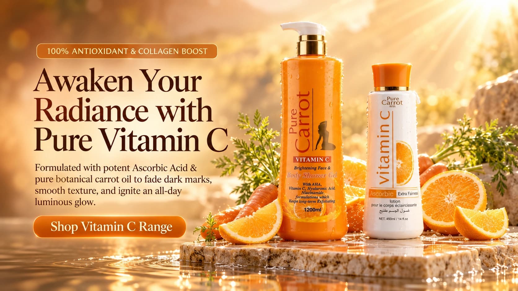 Pure Carrot Vitamin C Range